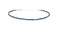 Pulsera de Terahertz de 2 mm, Plata de Ley 925, 16-19 cm Ajustable